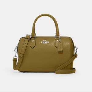 New! Rowan Satchel in Silver/Citron